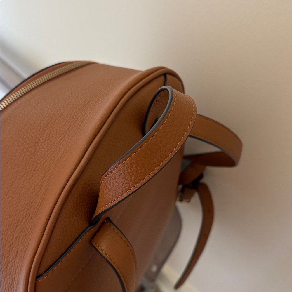 kate spade New York Brown Pebbled Leather Backpack - Picture 4 of 11